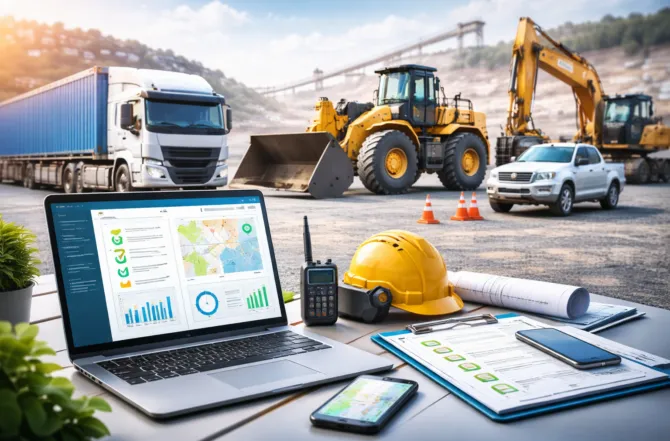 Mobilização de veículos e equipamentos