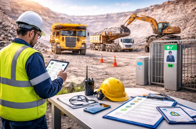 Mobilização em plataformas de mineradoras